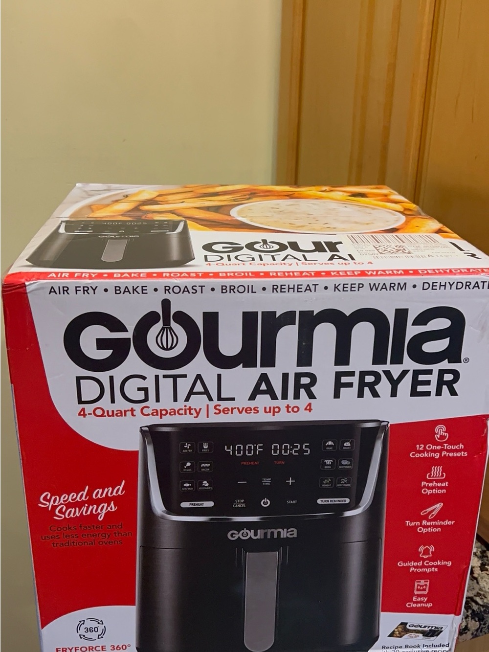 Digital Air Fryer - Black